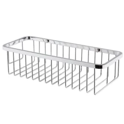 Arezzo Chrome 300mm Wire Shower Basket -Bathroom Supply Shop czchr29d1