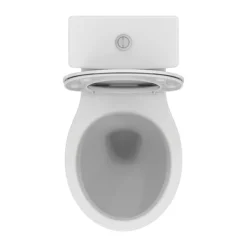 Ideal Standard Eurovit+ Comfort Height Close Coupled Toilet With Soft Close Seat -Bathroom Supply Shop e218401 d3