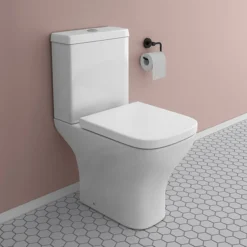 EcoDelux Venice Water Saving Close Coupled Toilet + Soft Close Seat -Bathroom Supply Shop ecovencc d2