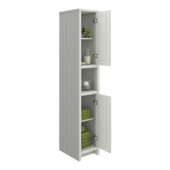 Chatsworth Traditional Grey Tall Cabinet -Bathroom Supply Shop grdantb d1
