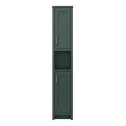 Chatsworth Traditional Green Tall Cabinet -Bathroom Supply Shop grndantb d1