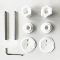 Toreno Wooden Toilet Seat Hinge Pack Chrome -Bathroom Supply Shop hincp1d1