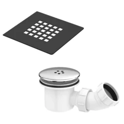 Hudson Reed Matt Black 1400 X 900mm Sliding Door Shower Enclosure + Black Tray -Bathroom Supply Shop hrblksgeaaaaa