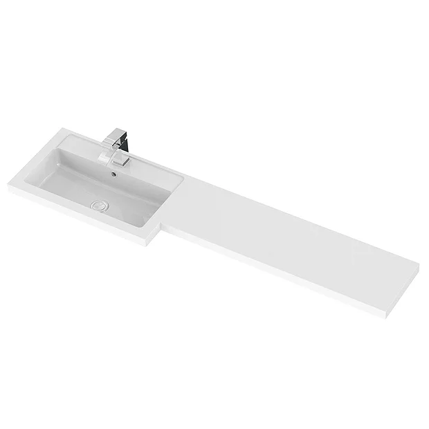 Hudson Reed 1505 X 360/260mm L-Shaped Full Depth Basin 2 Hudson Reed 1505 X 360/260mm L-Shaped Full Depth Basin - Image 2