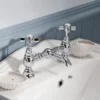 Nuie Luxury Beaumont Bridge Basin Mixer - Chrome