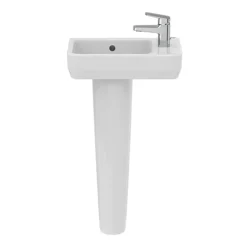 Ideal Standard I.Life S 450mm Right Hand 1TH Washbasin + Full Pedestal