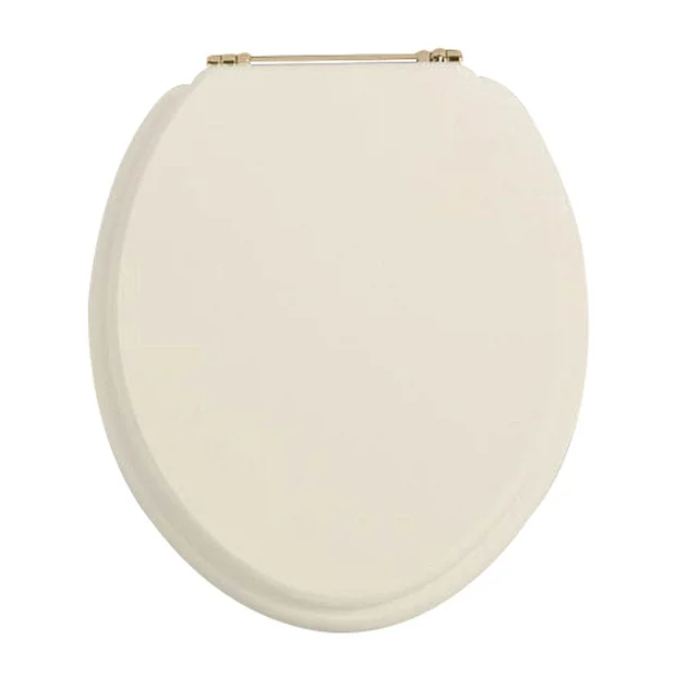 Heritage - Standard Toilet Seat With Gold Hinges - Various Colour Options 1 Heritage - Standard Toilet Seat With Gold Hinges - Various Colour Options