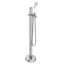 Lancaster Traditional Chrome Single Lever Freestanding Bath Shower Mixer 7 Lancaster Traditional Chrome Single Lever Freestanding Bath Shower Mixer -Bathroom Supply Shop lch8fs d1