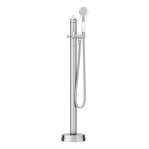 Lancaster Traditional Chrome Single Lever Freestanding Bath Shower Mixer 1 Lancaster Traditional Chrome Single Lever Freestanding Bath Shower Mixer