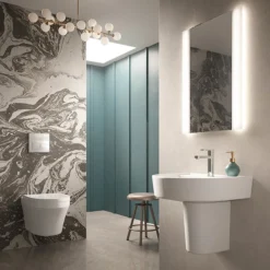 Hudson Reed Glamour LED Touch Sensor Mirror With Demister Pad -Bathroom Supply Shop lq083 d1