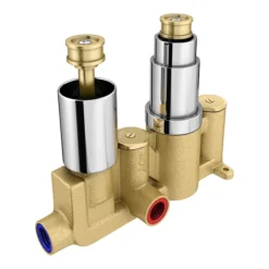 Bosa Modern Twin Concealed Thermostatic Shower Valve -Bathroom Supply Shop lsv91 detail1