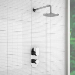 Bosa Modern Twin Concealed Thermostatic Shower Valve -Bathroom Supply Shop lsv91 detail2