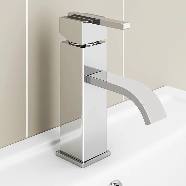 Milan Modern Mono Basin Mixer Tap - Chrome 1 Milan Modern Mono Basin Mixer Tap - Chrome