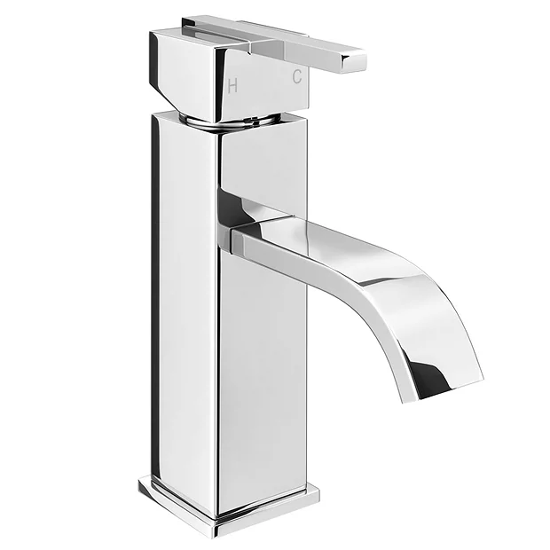 Milan Modern Mono Basin Mixer Tap - Chrome 2 Milan Modern Mono Basin Mixer Tap - Chrome - Image 2