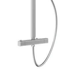 Milan Deluxe Cool Touch Square Thermostatic Shower (300 X 300mm Head - Chrome) -Bathroom Supply Shop mil2ct d3