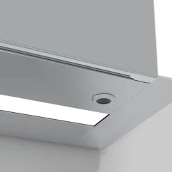 Toreno 700x650mm LED Illuminated 2-Door Bluetooth Mirror Cabinet With Motion Sensor, Shaving Socket & Anti-Fog