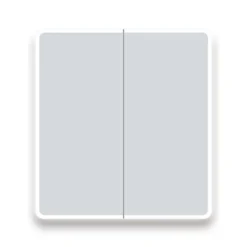 Toreno 700 X 650mm LED Illuminated 2-Door Mirror Cabinet With Motion Sensor, Shaving Socket & Anti-Fog -Bathroom Supply Shop mir401 d1