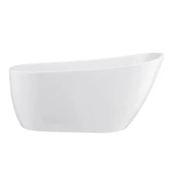 Toreno 1700 Modern Slipper Free Standing Bath 8 Toreno 1700 Modern Slipper Free Standing Bath -Bathroom Supply Shop modena1665modernslipperfreestandingbathd1