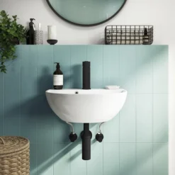 Arezzo Matt Black Trap And Isolating Set -Bathroom Supply Shop mrtismb d1