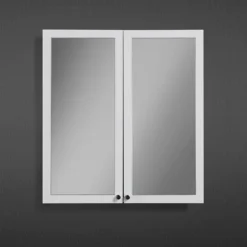 Montrose 600mm White Mirrored Cabinet With Chrome Handles -Bathroom Supply Shop mtmrmwcp d1