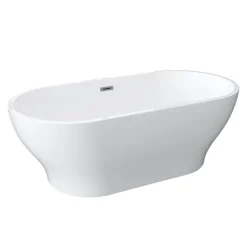 Novus 1700 X 805 Double Ended Bath With Chrome Waste