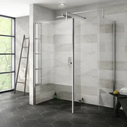 Nova Wet Room Screen - Various Sizes (1850mm High) -Bathroom Supply Shop nv0 new d2