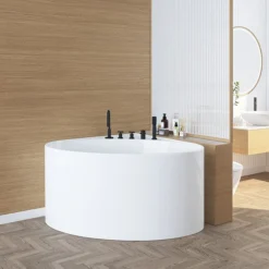 Poco Corner Modern Freestanding Bath (1000 X 1000mm) -Bathroom Supply Shop pfb615c d1