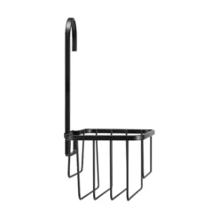 Croydex Matt Black Hook Over Shower Caddy -Bathroom Supply Shop qm260421 d2