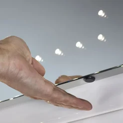 Sensio Sienna 390 X 500mm LED Mirror With Demister Pad & Shaving Socket -Bathroom Supply Shop se30516c0 d1