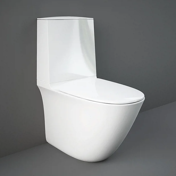 RAK Sensation Touchless Flush Rimless BTW Close Coupled Toilet + Soft-Close Seat 2 RAK Sensation Touchless Flush Rimless BTW Close Coupled Toilet + Soft-Close Seat - Image 2