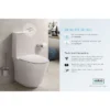 RAK Sensation Touchless Flush Rimless BTW Close Coupled Toilet + Soft-Close Seat