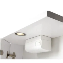 Croydex Shire 2 Door Mirror Cabinet With Light & Shaver Socket - White 7 Croydex Shire 2 Door Mirror Cabinet With Light & Shaver Socket - White -Bathroom Supply Shop shiremirrorcabverylargealt