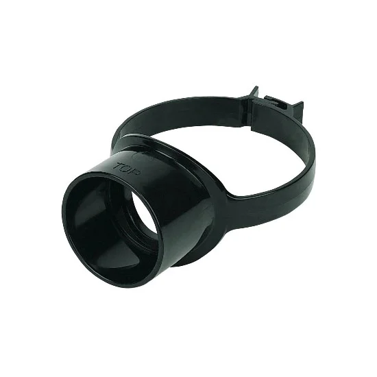 FloPlast 110mm Black Strap Boss 1 FloPlast 110mm Black Strap Boss
