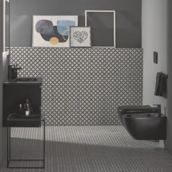 Ideal Standard Tesi Silk Black AquaBlade Wall Hung WC + Soft Close Seat -Bathroom Supply Shop tessbwhsc d4