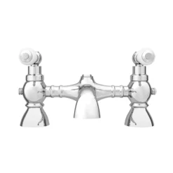 Chatsworth 1928 Traditional White Lever Bath Filler Tap -Bathroom Supply Shop trad018dd3