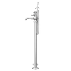 Chatsworth 1928 Traditional Crosshead Freestanding Bath Shower Mixer Tap -Bathroom Supply Shop trad03dfs d4