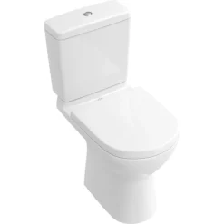Villeroy & Boch Villeroy And Boch O.novo Close Coupled Toilet (Side/Rear Entry Water Inlet) + Soft Close Seat 7 Villeroy & Boch Villeroy And Boch O.novo Close Coupled Toilet (Side/Rear Entry Water Inlet) + Soft Close Seat -Bathroom Supply Shop vbonsisc d4