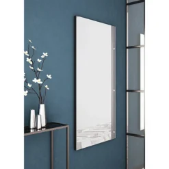Venice Black Frame 1000 X 700mm Rectangular Mirror -Bathroom Supply Shop venbf6080 d1