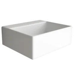 Cubetto 340 X 295mm 0TH Compact Basin 6 Cubetto 340 X 295mm 0TH Compact Basin -Bathroom Supply Shop ves0370th d1