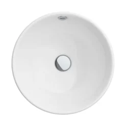 Runda Round Counter Top Basin 0TH - 380mm Diameter 7 Runda Round Counter Top Basin 0TH - 380mm Diameter -Bathroom Supply Shop ves979 d2