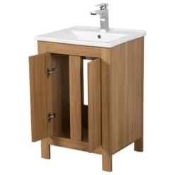 Valencia Naturale Oak Effect Vanity Unit - 550mm Wide -Bathroom Supply Shop vnat55oak d2