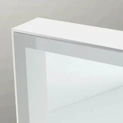 Venice White 1000 X 700mm LED Illuminated Mirror With Demister Pad