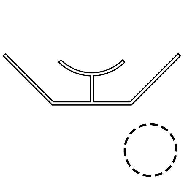 Orion Internal Corner - White PVC 1 Orion Internal Corner - White PVC