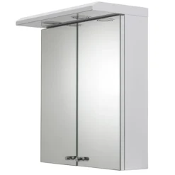 Croydex Shire 2 Door Mirror Cabinet With Light & Shaver Socket - White 8 Croydex Shire 2 Door Mirror Cabinet With Light & Shaver Socket - White -Bathroom Supply Shop wc267222eai1
