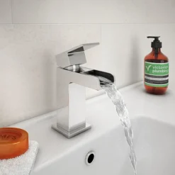 Monza Waterfall Mini Basin Tap -Bathroom Supply Shop wf006 detail2