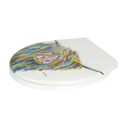Croydex Angus McCoo Flexi-Fix Toilet Seat By Steven Brown Art -Bathroom Supply Shop wl604022 d3